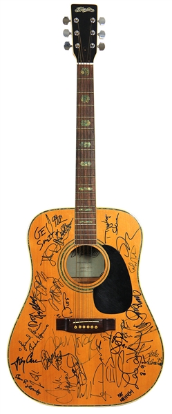 Incredible Multi-Signed Guitar with Jerry Garcia, David Bowie, Johnny Cash & More JSA LOA