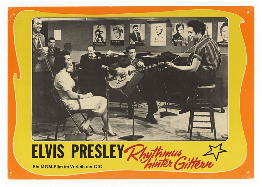 Elvis Presley Original Rhythmus Hinter Gittern "Jailhouse Rock" Lobby Cards