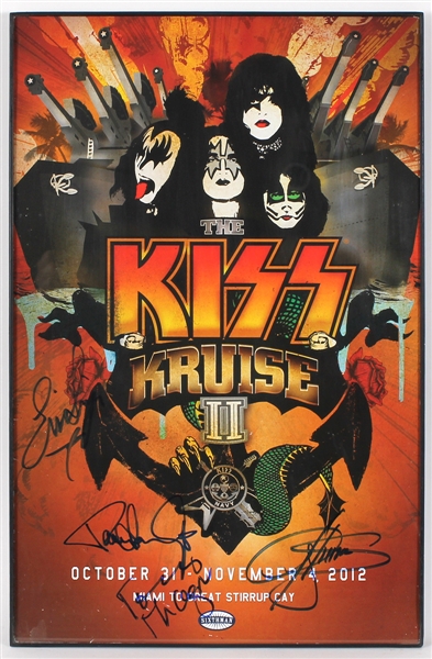 KISS Signed "KISS Kruise II" Original Poster