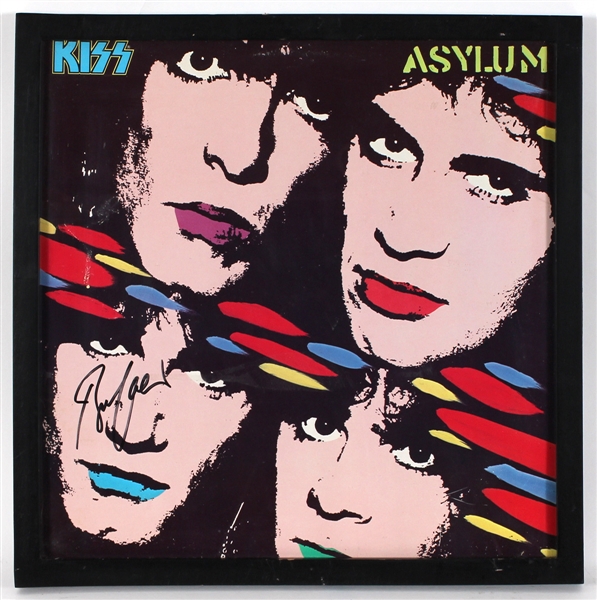 Bruce Kulick Signed KISS "Asylum" Album Cover