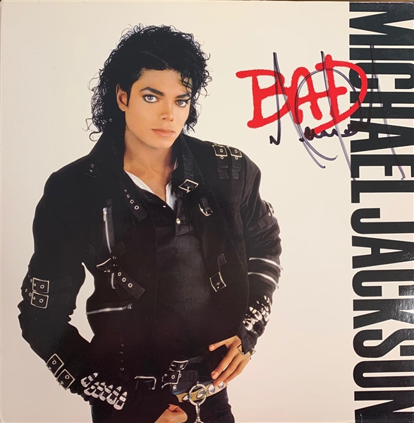Michael Jackson Signed "BAD" Album