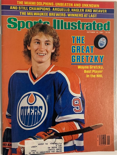 Wayne Gretzky First Issue Sports Illustrated Magazine