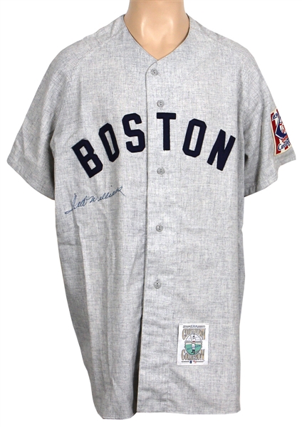 Ted Williams Signed Boston Red Sox Cooperstown Rookie Replica Jersey JSA LOA