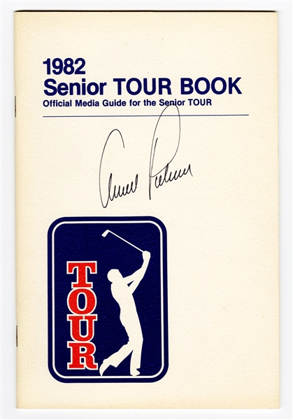 Arnold Palmer Signed 1982 Senior Tour Book
