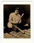 Babe Ruth Signed and Inscribed Portrait Photograph 