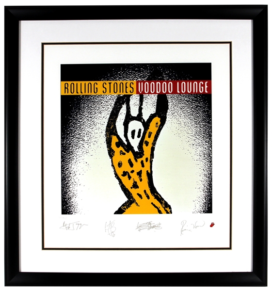 Rolling Stones " Voo Doo Lounge" Original Limited Edition Plate Signature Lithographic Print 