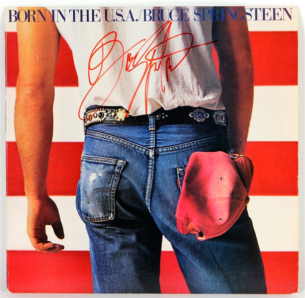 Bruce Springsteen Signed “Born In The USA” Album JSA