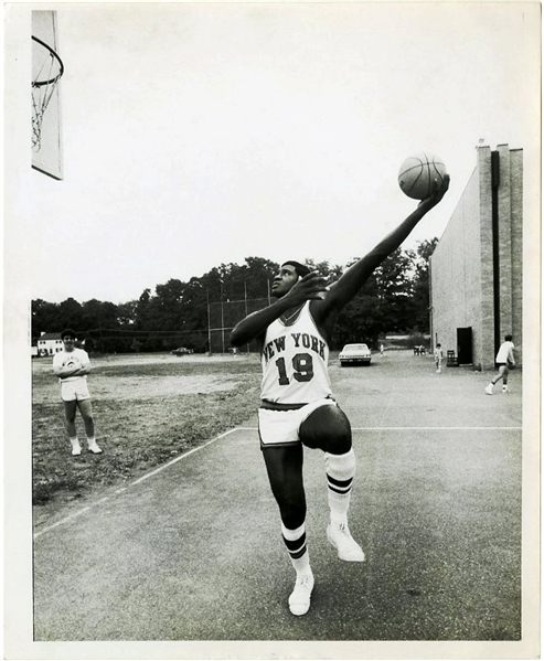 Willis Reed Basketball Camp Vintage Original Photograph