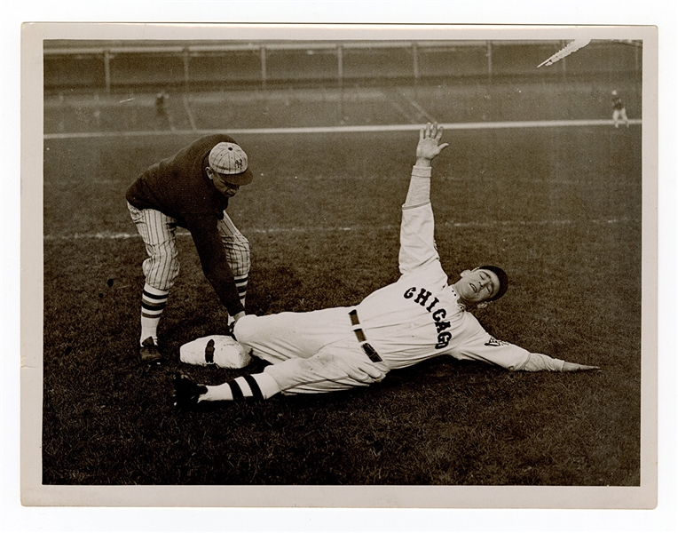 1924 US Baseball Tour Johnny Mostil Photograph