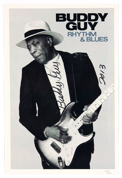 Buddy Guy Signed "Rhythm and Blues" Original Limited Edition Album Promo