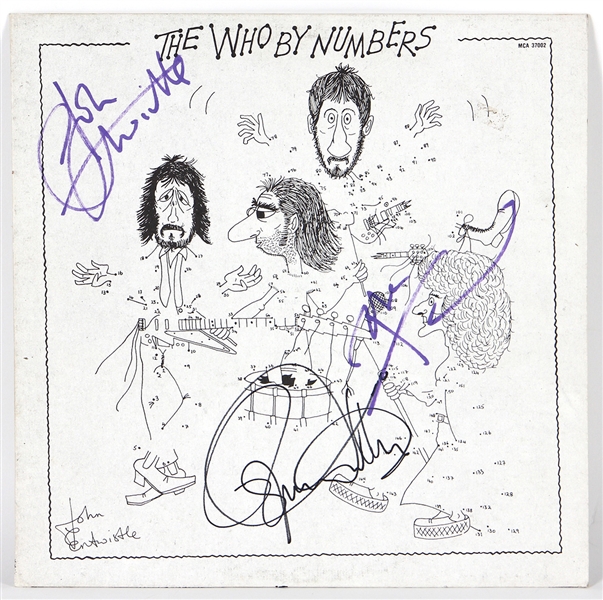 The Who Signed "The Who By Numbers" Album JSA