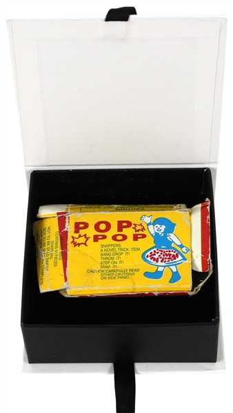 Rickie Lee Jones "Pop Pop" Firecracker Box Used for Her "Pop Pop" Album Cover