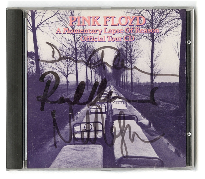 Pink Floyd Full Band Signed “Momentary Lapse of Reason” CD FA LOA