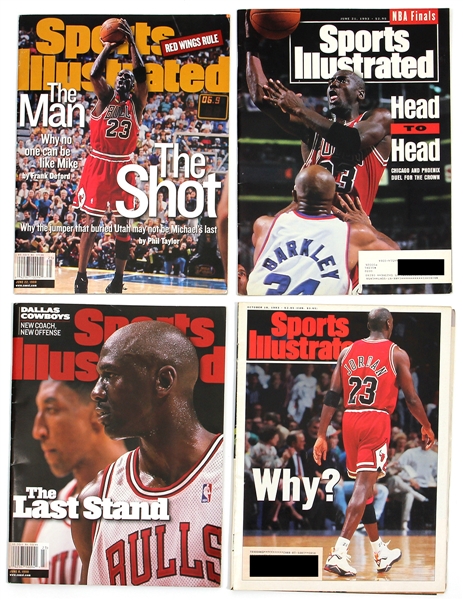 Important Michael Jordan Sports Illustrated Covers (4)