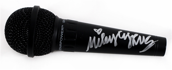 Miley Cyrus Signed Microphone