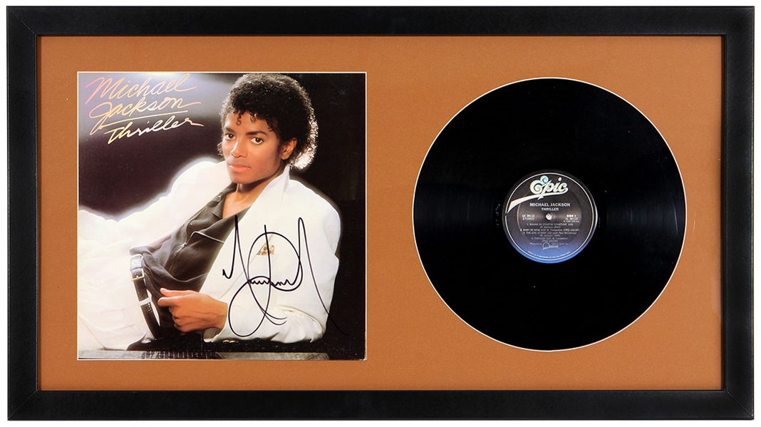 Michael Jackson Signed "Thriller" Album