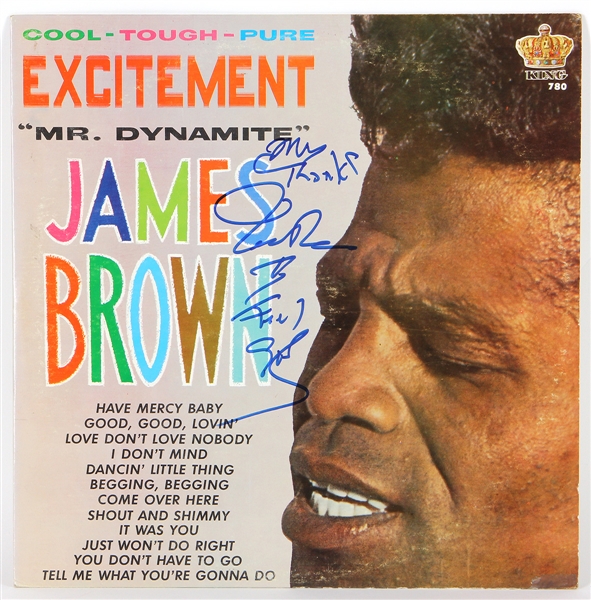 James Brown Signed “Excitement Mr. Dynamite” Album JSA