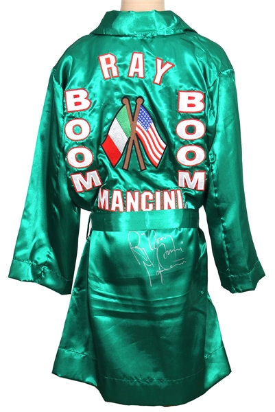 Ray Mancini Signed Boxing Robe