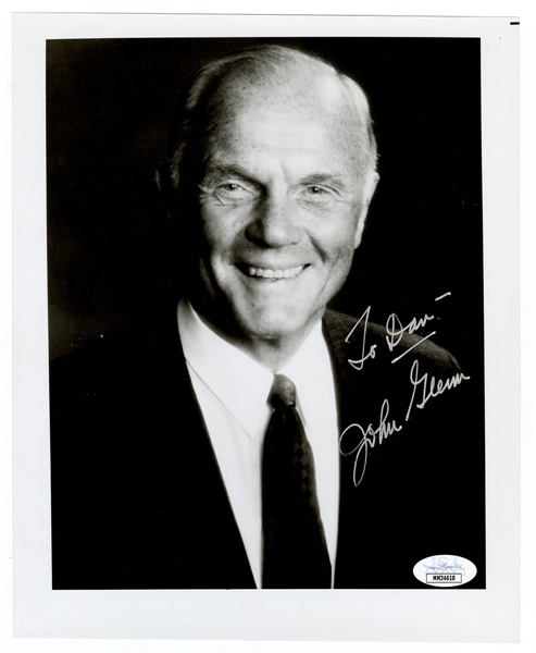 John Glenn Signed Photograph JSA