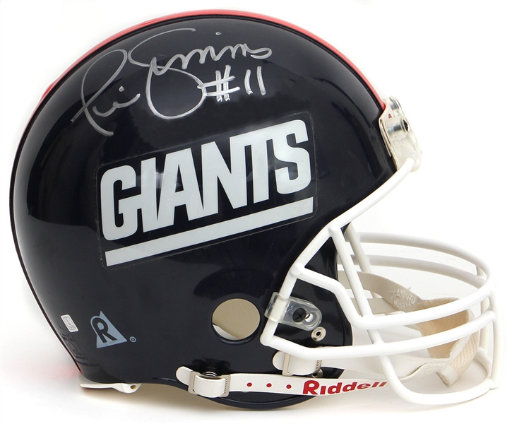 Phil Simms and Lawrence Taylor Signed Football Helmet