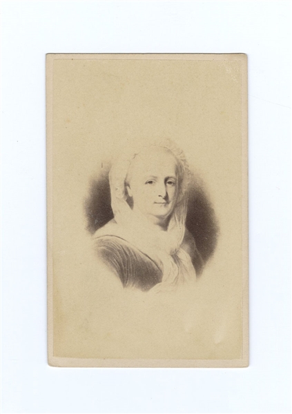 Martha Washington 1800s CDV