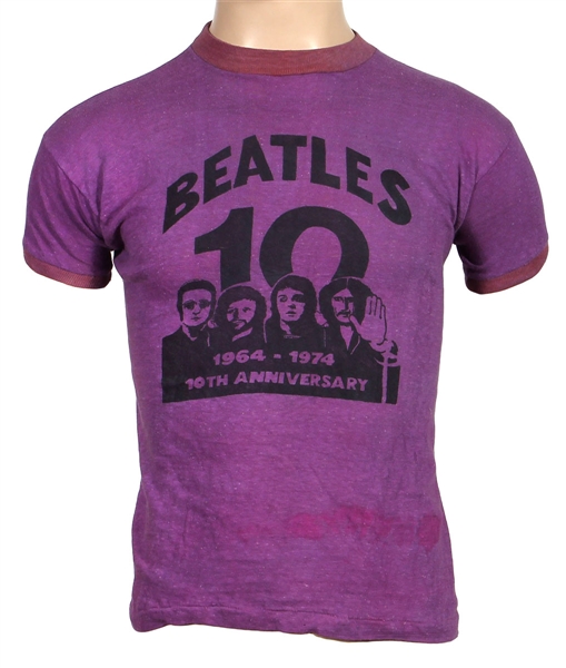 Beatles 10th Anniversary 1964-74 T-Shirt