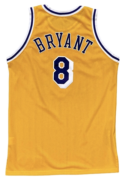1998-99 Kobe Bryant LA Lakers Game-Used Home Jersey