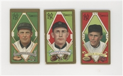 Lot of 3 T205 Gold Borders N.Y. Players