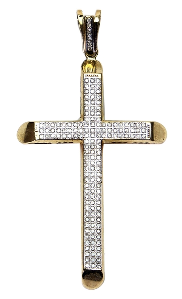 Elvis Presley Owned & Worn Diamond Cross Pendant