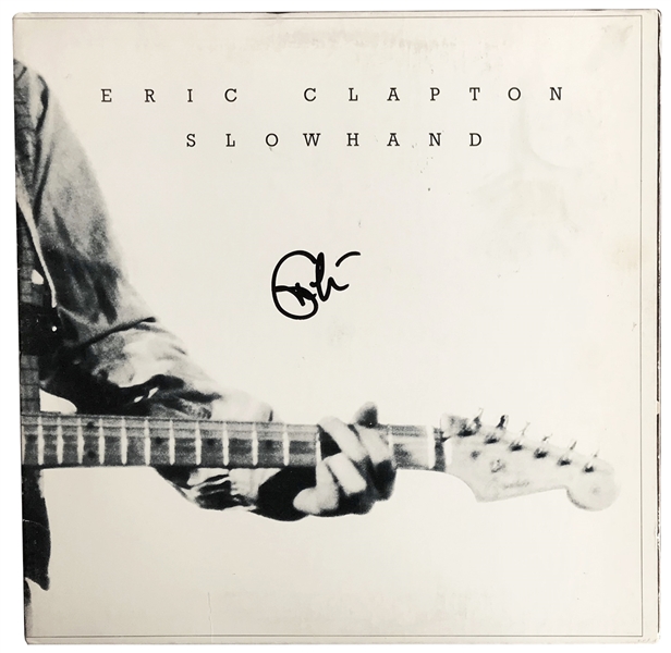 Eric Clapton Signed “Slowhand” Album REAL