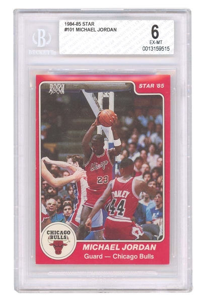 1984-85 Star #101 Michael Jordan BGS 6