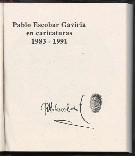 "Pablo Escobar Gaviria en caricuturas 1983-1991" Book