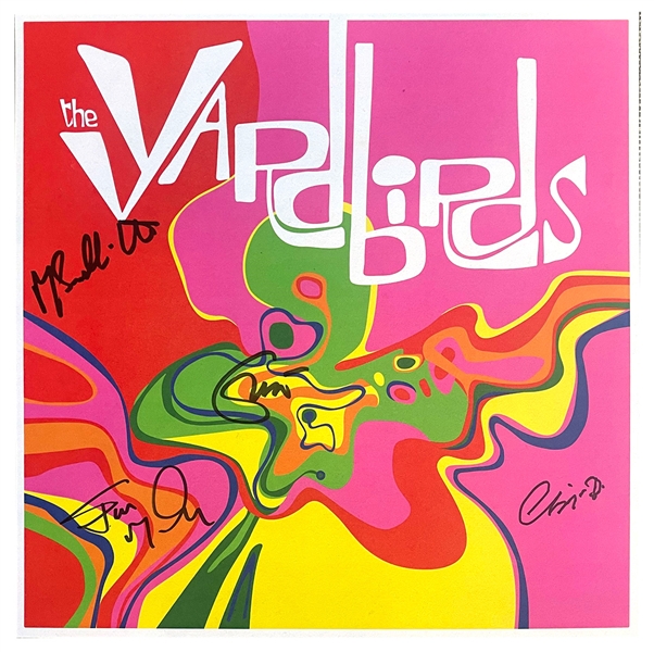 The Yardbirds Signed “Heart Full Of Soul: The Best Of The Yardbirds” Album Print
