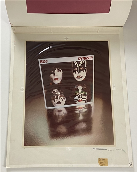 KISS 1979 Dynasty Return of Kiss Album Ad Campaign Master Production Proof -- Purchased from 2001 Official Kiss Auction Pt2