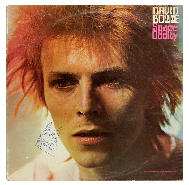 David Bowie Vintage Signed “Space Oddity” Album David Bowie Autographs