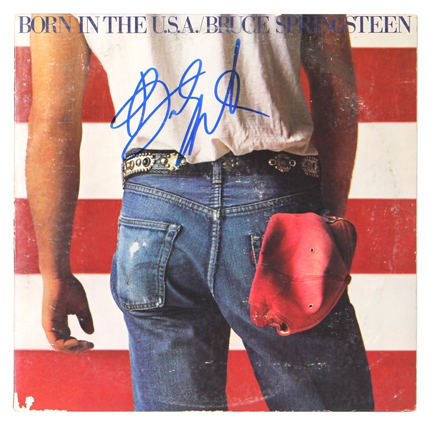 Bruce Springsteen Signed “Born in the U.S.A.” Album (REAL)