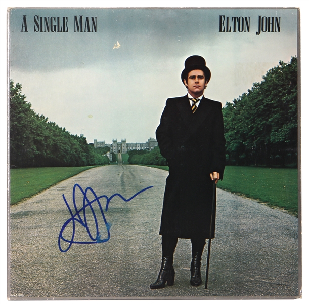 Elton John Signed "A Single Man" (REAL)