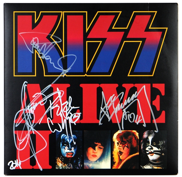 KISS Band Signed “Alive II” Album (REAL)
