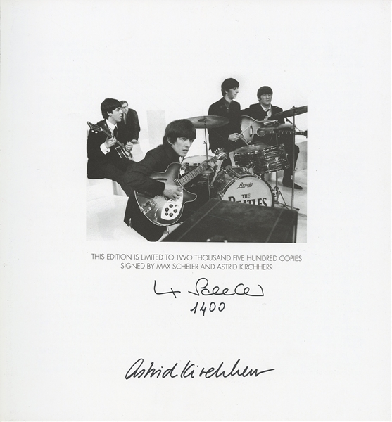 Max Scheler and Astrid Kirchherr Signed "Golden Dreams/Liverpool Days" Sold Out  Genesis Publications Matching Two Box Set #1400 with Additional Book Set Box