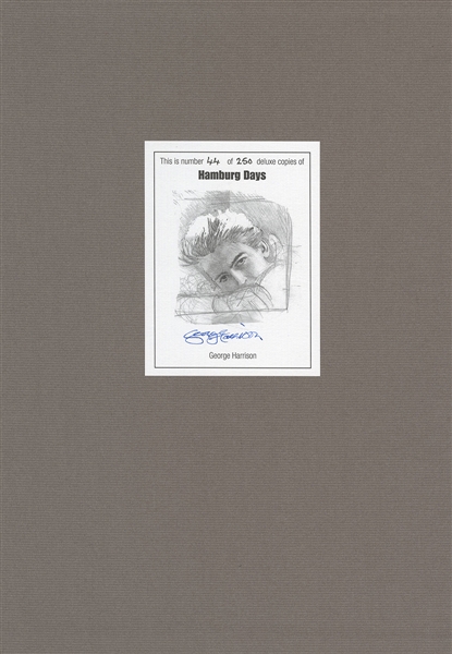 George Harrison Signed "Hamburg Days" Sold Out Deluxe Edition Genesis Photograph Book