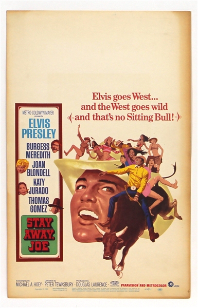 Elvis Presley Original “Stay Away Joe” Poster