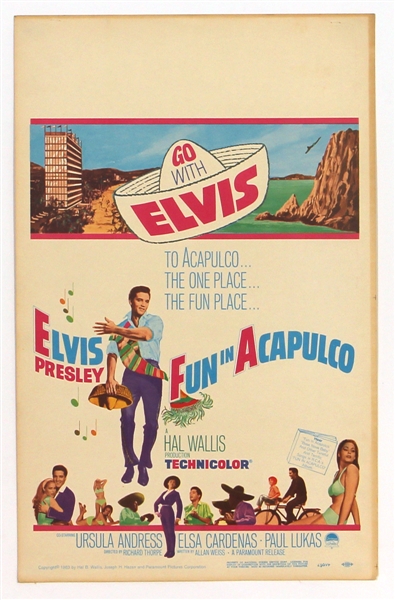 Elvis Presley Original “Fun in Acapulco” Poster