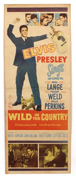 Elvis Presley “Wild in the Country” Original Movie Poster