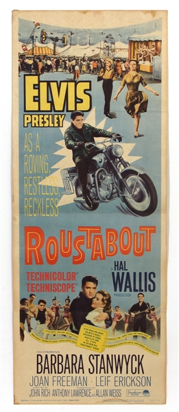 Elvis Presley “Roustabout” Original Movie Poster