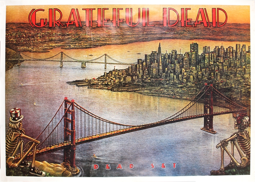 The Grateful Dead “Dead Set” Large 38 x 54 Original Concert Poster