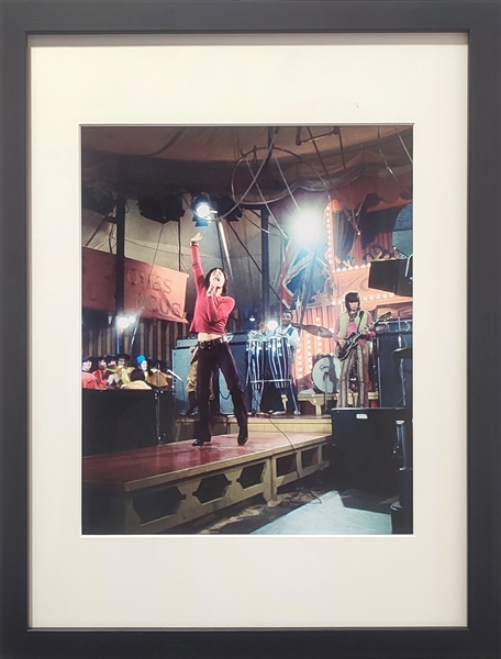 Mick Jagger and Keith Richards On Stage 1968 “Rock and Roll Circus” Performance Original Print (Spanish Tony Collection)