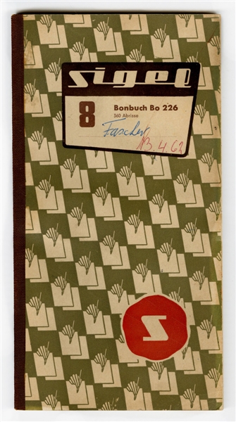 Horst Faschers 1962 Original Star-Club Hamburg Receipt Book Featuring The Beatles