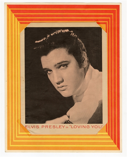 Original 1957 Elvis Presley "Loving You" Tabloid
