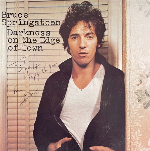 Bruce Springsteen Vintage Signed & Inscribed “Darkness on the Edge of Town” Album (REAL)