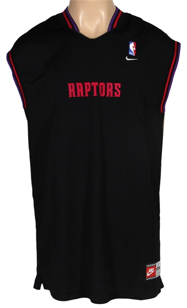 Black Raptors Jersey #3 NBA with Red and Purple Trim